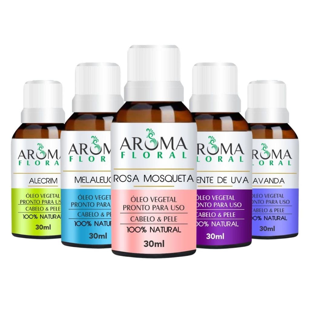 Óleo Vegetal Natural Para Skin Care 100% Puro Cabelo e Pele