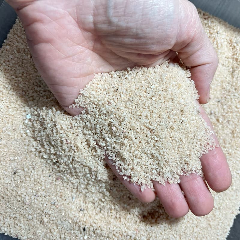 Areia bege claro para vasos, terrários, decoração velas artesanatos -1 kg