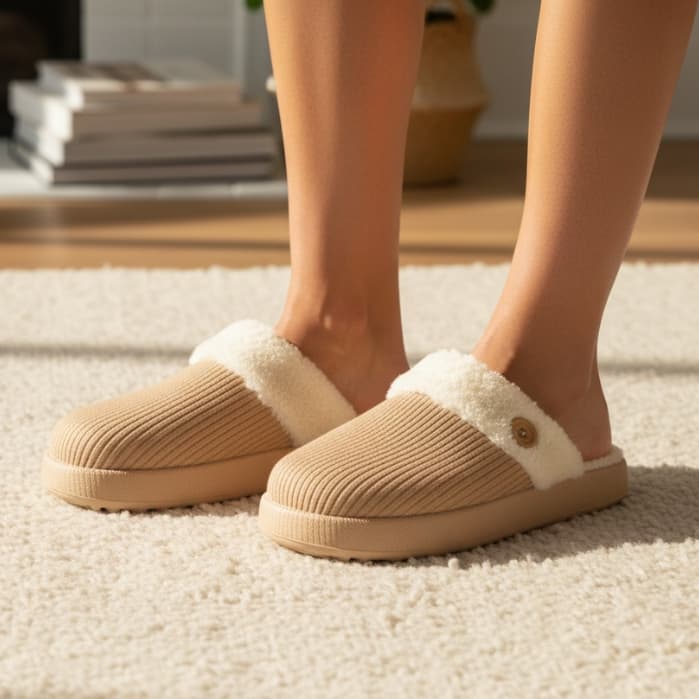 Chinelo Nuvem Babuche com Tecido Interno de Pelúcia