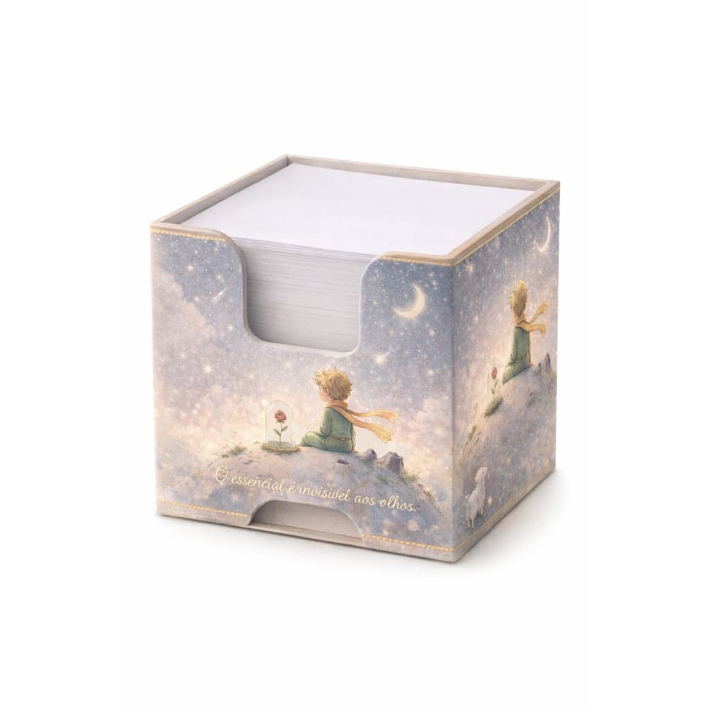 KIT 2 Caixas de Papel de Rascunho 7,5x7,5cm para Anotações Peq. Principe