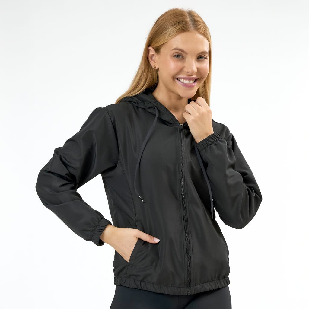 Jaqueta Corta Vento Feminino Fitness Sport Impermeável Selene