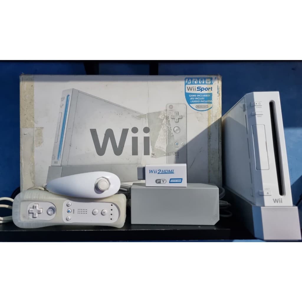 Console Nintendo Wii Na Caixa Hd 1tb 5500 Jogos P/entrega! Branco (Usado)