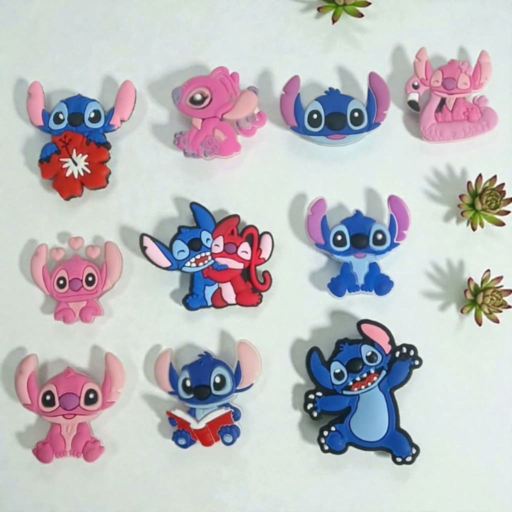 Kit 10 Apliques Pins Botons para Sandália Babuche Feminina, Fofo e Perfeito para Personalização