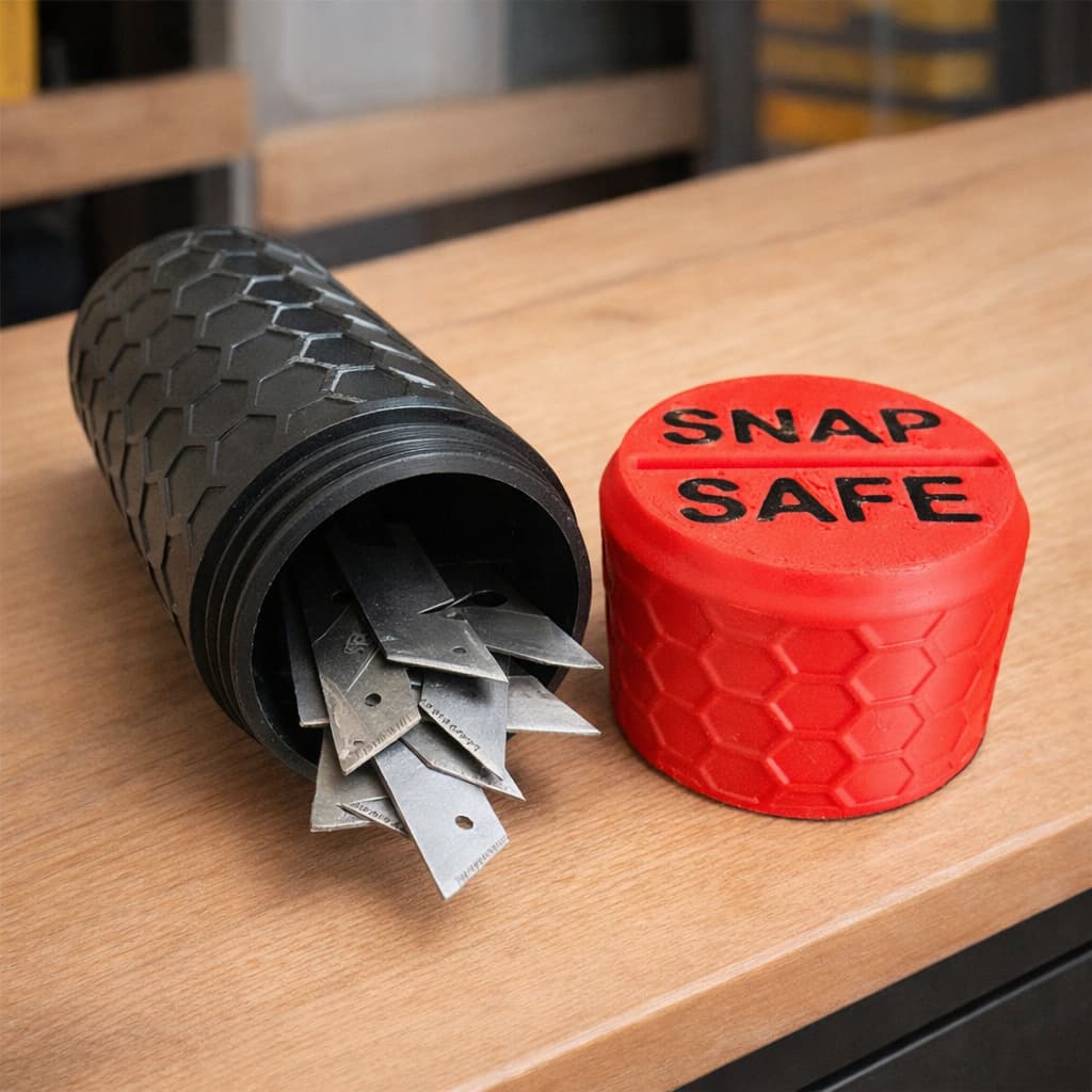 Descartador de Lâminas Estilete Coletor de Lâminas Quebradas Uso Profissional