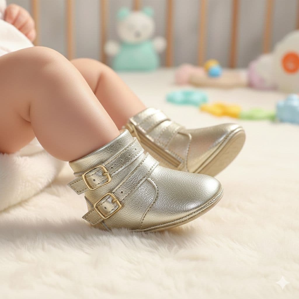 Botinha Menina Infantil RN Com Fivelas 4 Cores