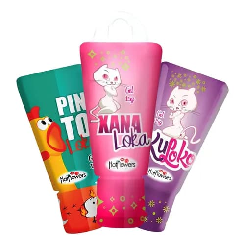 KIt Familia Hot Loucos Monte Seu Kit prazer Xana+kool+Pinto Louko