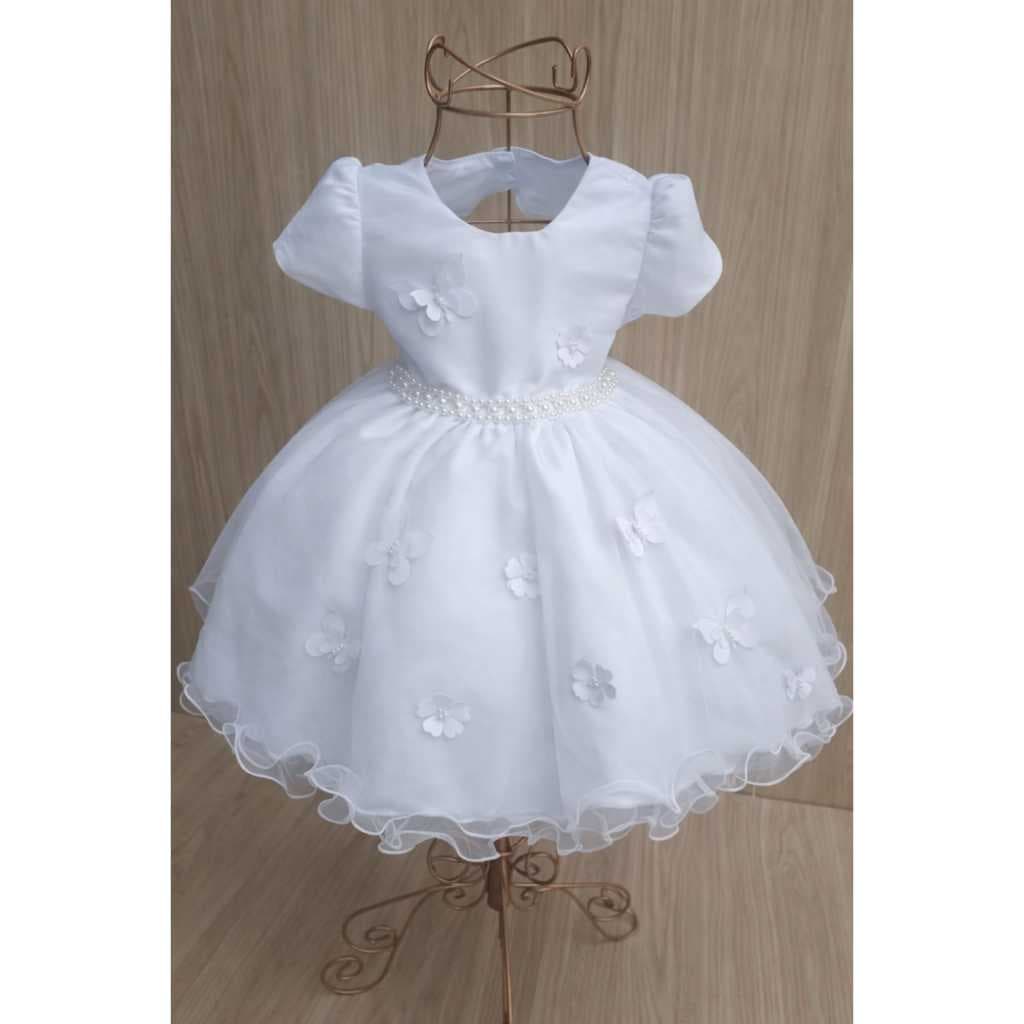 vestido bebe infantil batizado festa daminha casamento