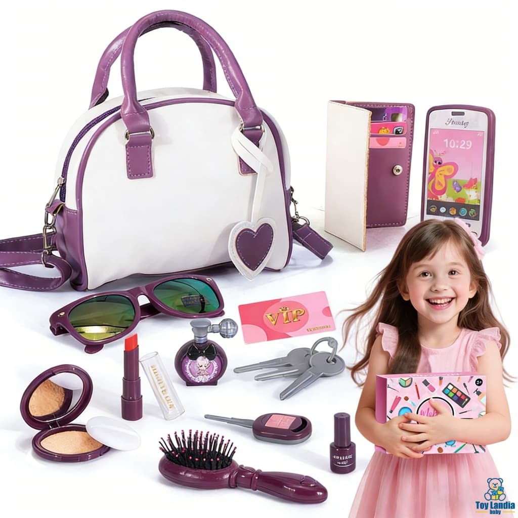 Bolsa infantil para brinquedos e bolsa para cosméticos como presente de aniversário