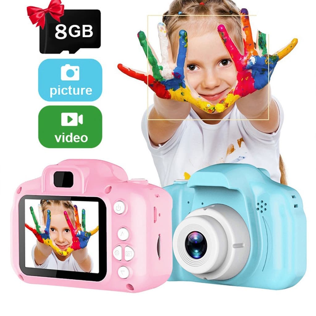 Mini Câmera Digital Infantil/Recarregável/À Prova De Choque/Vídeo Para Crianças/8 Milhões De Lançamento De Criança GLDD