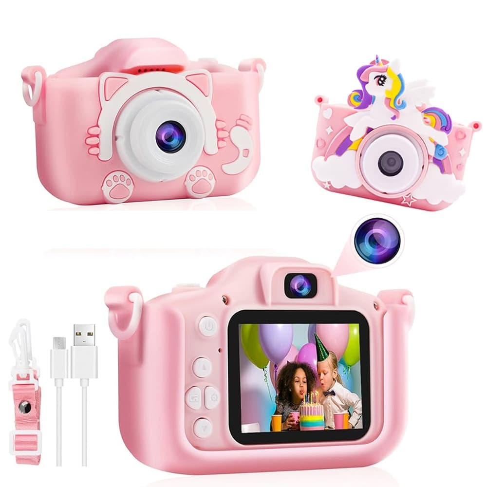 Câmera Digital Infantil Filmadora Mini Máquina Fotográfica Fotografias E Tira De Filme Foto Real Hot