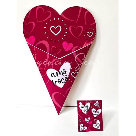 Caixa Buquê Personalizada + TAG - P/ Chocolates e Mimos - Namorados - Dia das Mães - Páscoa