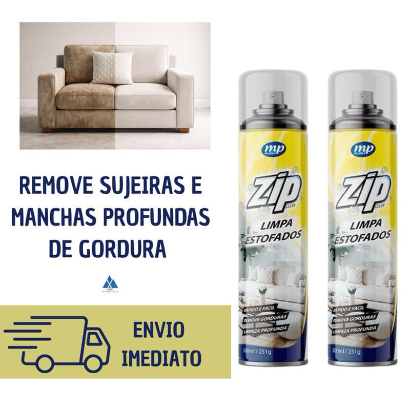 Limpa Estofados Zip 300ml My Place Limpa Sofa Espuma Limpeza
