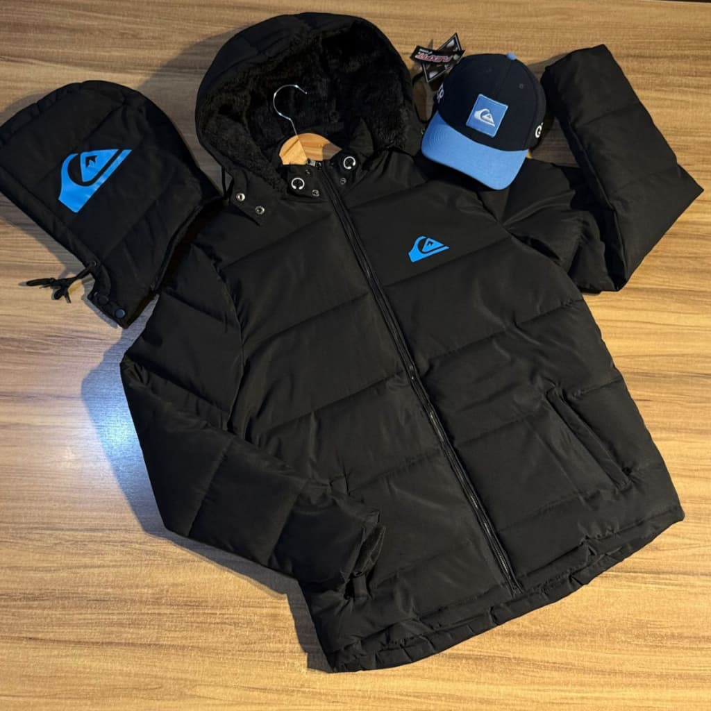 Jaqueta Masculina Quik Importada Peluciada Inverno Casual Repelente à Água