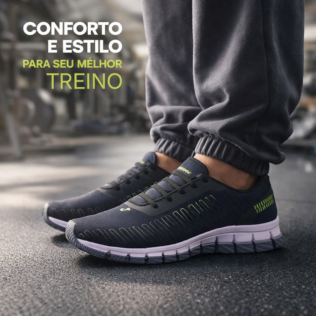 Tênis Unissex Casual Confortável e Leve para Uso Diário