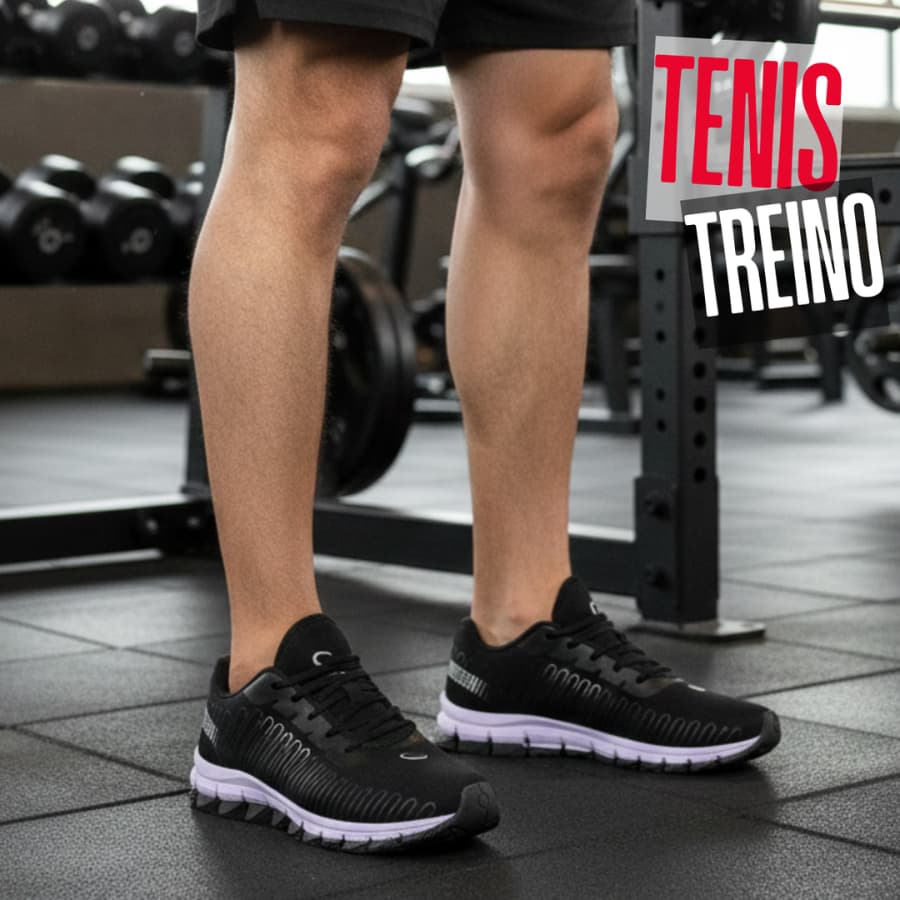 Tênis Masculino Casual Leve e Macio para Academia