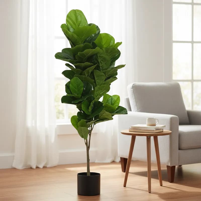 Planta Artificial Fícus Lyrata Grande Decoração