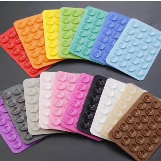 Suporte De Silicone Com Ventosa De Sucção Premium Fita 3M Para Capinha De Celular Iphone E Android ( Universal )