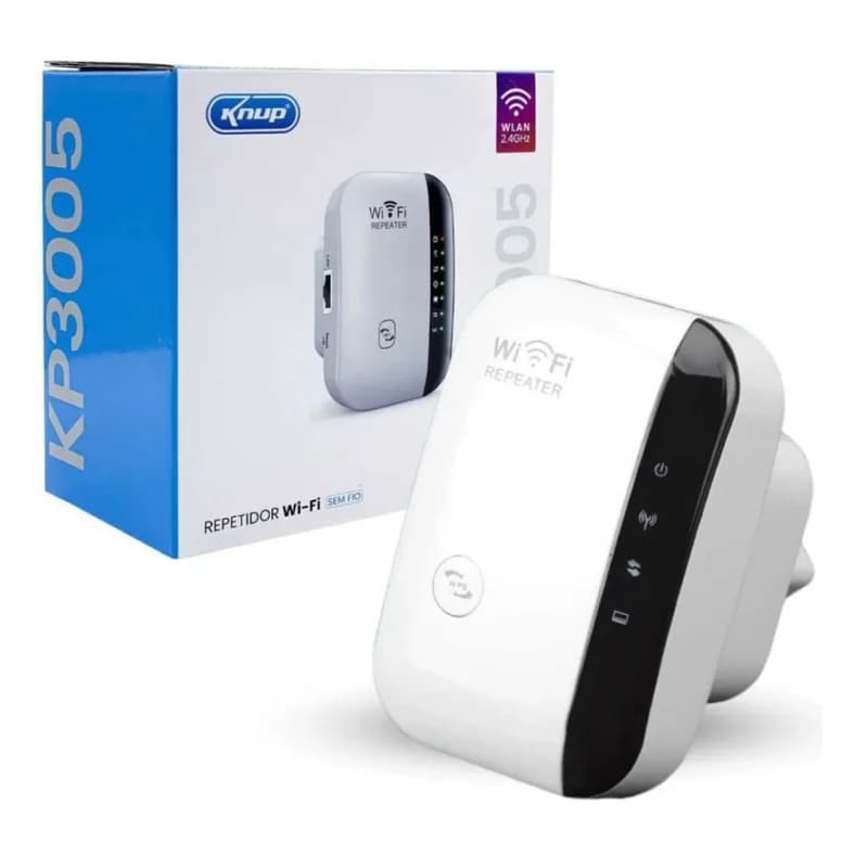 Repetidor Sinal Wifi Alta Velocidade Longa Distância Sem Fio Knup kp-3005