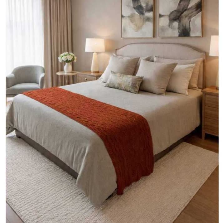 PESEIRA MANTA TRICOT CAMA CASAL QUEEM KING E SOFA LUXO