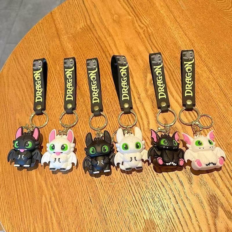 Novo Chaveiro Como Treinar o Seu Dragão Banguela e Fúria da Luz Boneco Pingente de Mochila