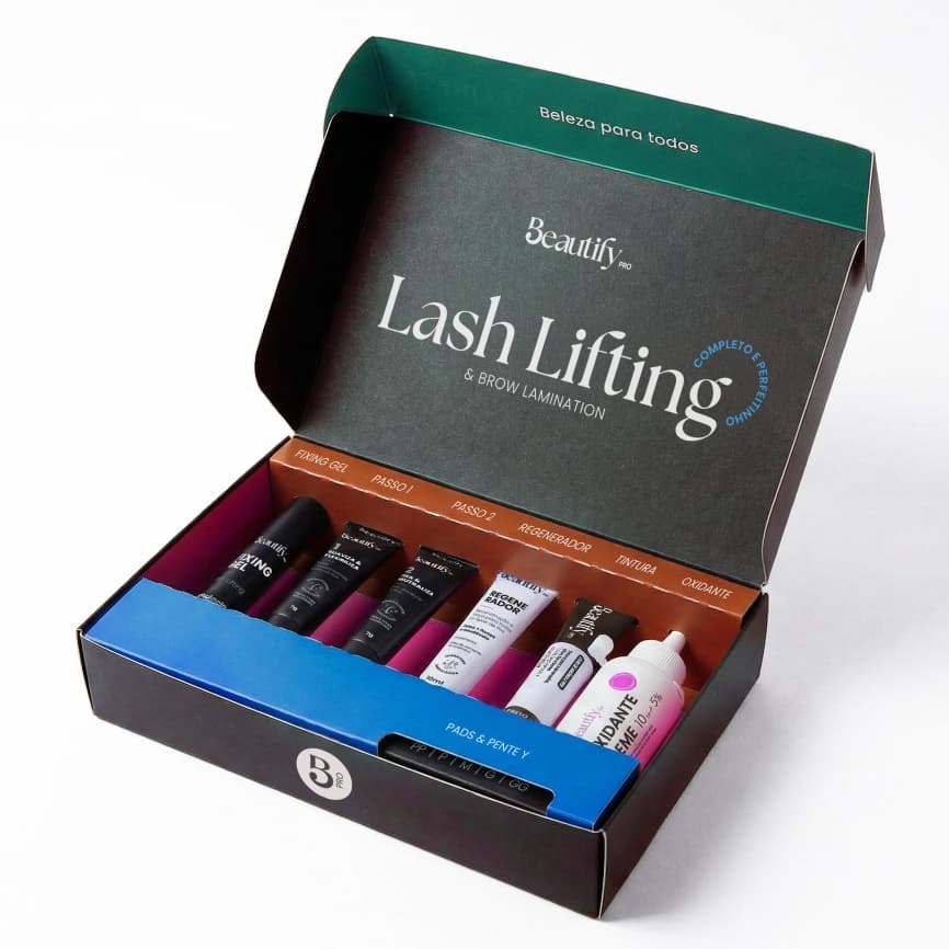 KIT COMPLETO LASH LIFTING E BROW LAMINATION - BEAUTIFY PRO