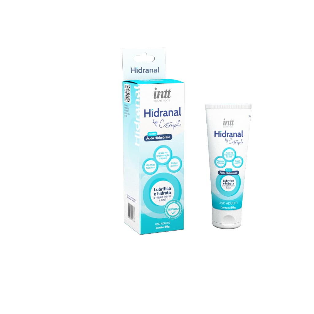 Hidranal Lubrificante Hidratante Anal com Ácido Hialurônico 50g By Castropil Intt Íntimo