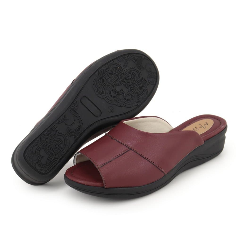 Tamanco Feminino Salto Anabela Baixo Conforto Ortopédico Macio Senhora Dia a Dia