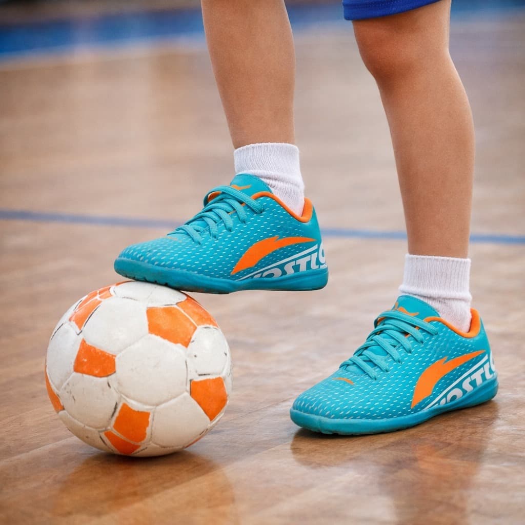 Chuteira Infantil Futsal Salão 18 ao 33 + Meião