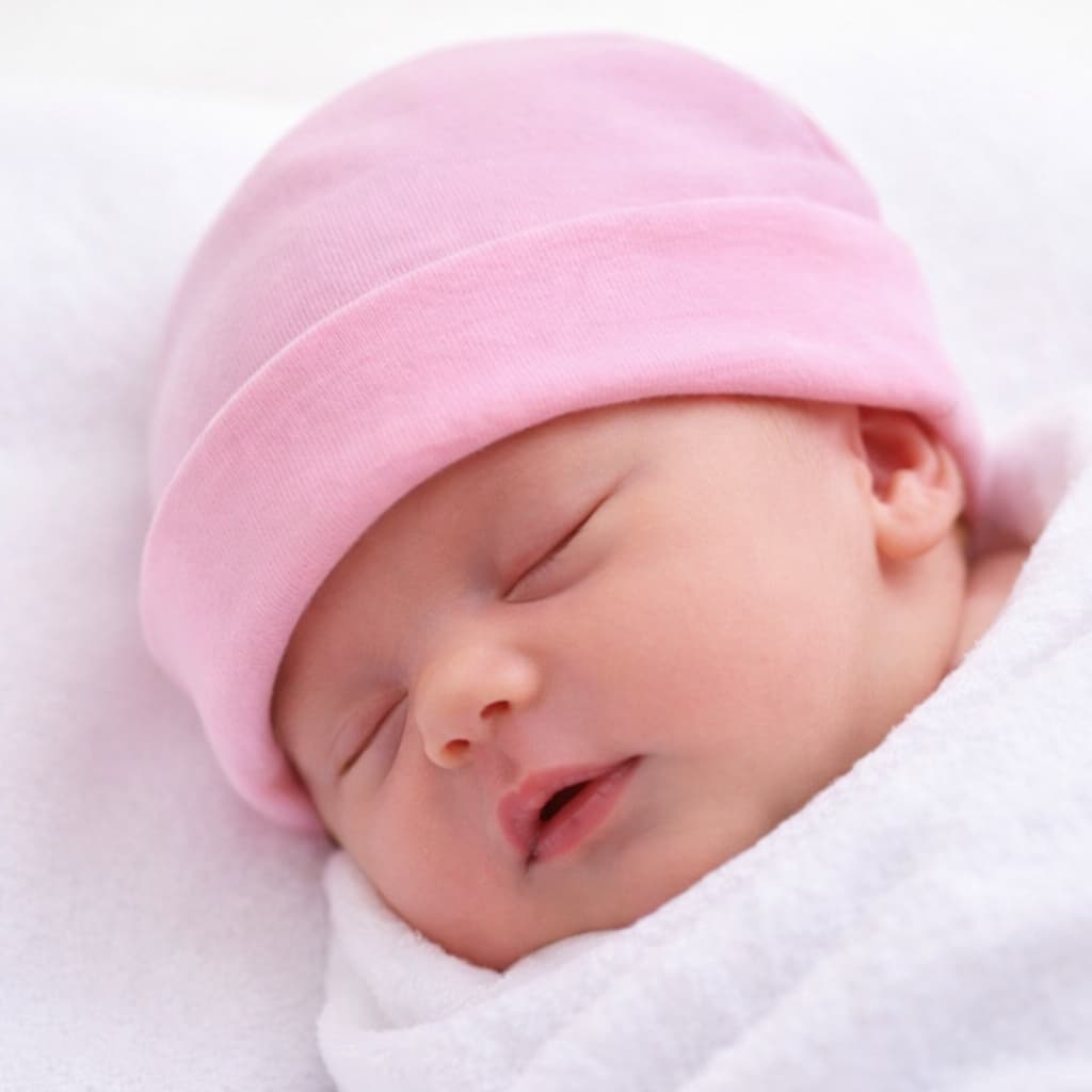 Touquinha RN Personalizada 100 Algodão Unissex Saída Maternidade Protege Do Frio