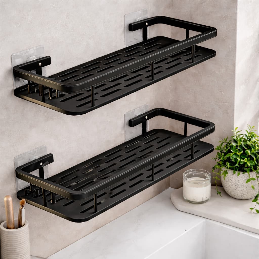 Organizador de Banheiro Suporte Prateleira para Shampoo e Sabonete
