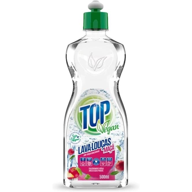 Lava Louça Concentrado Maça Top Vegan 500ml
