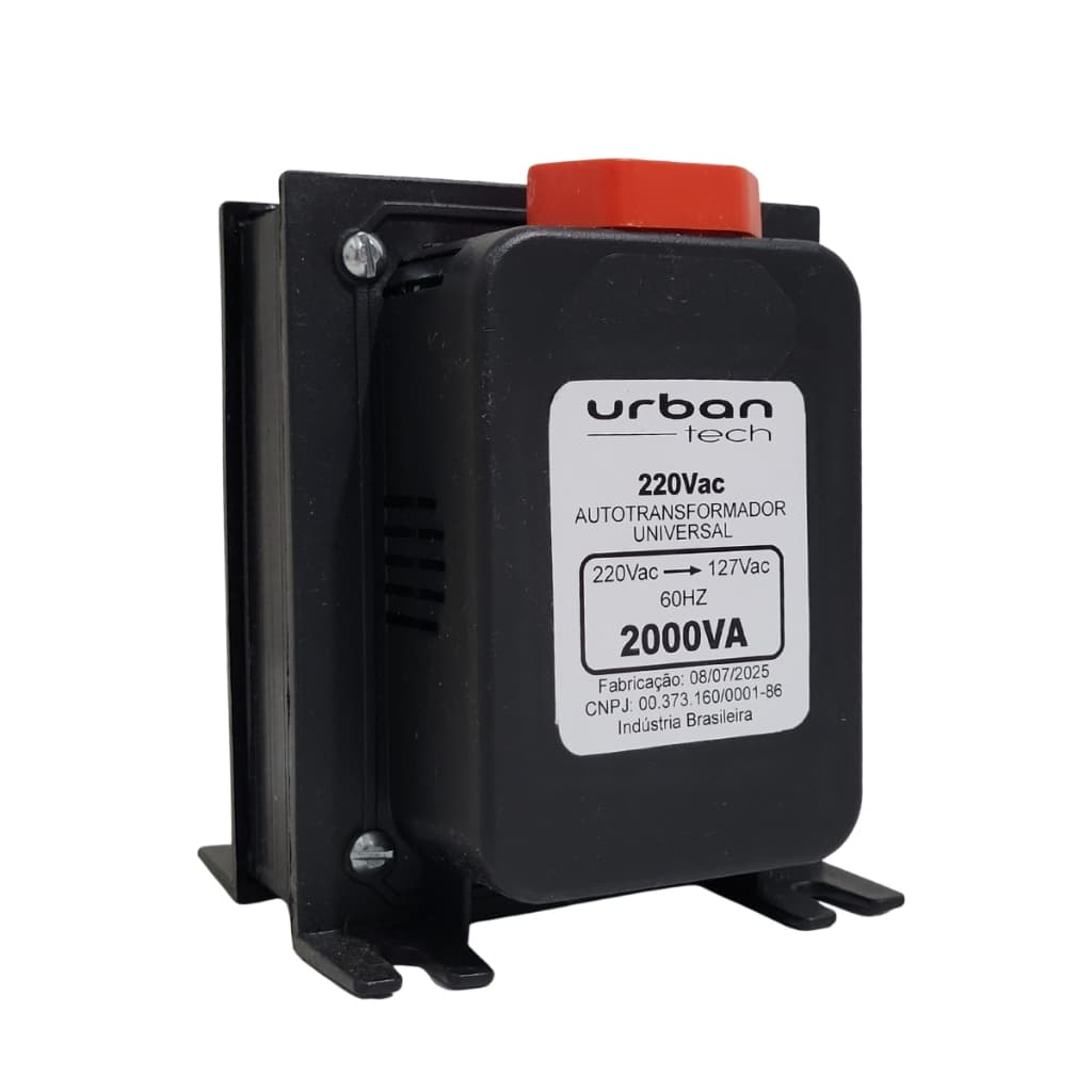 Transformador 2000va Bivolt 110 - 220 / 220 - 110 Para Geladeira Urban Tech