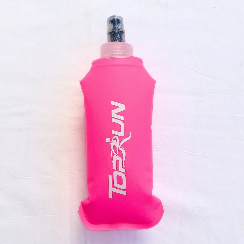 Garrafa Hidratação Silicone Soft Flash 350ml Pink