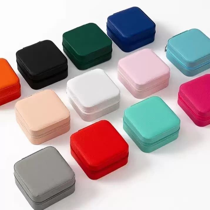 KIT 10 pcs Porta Jóias Portátil Caixinha Bolsa de Armazenamento Colar Brincos Anéis 2025!