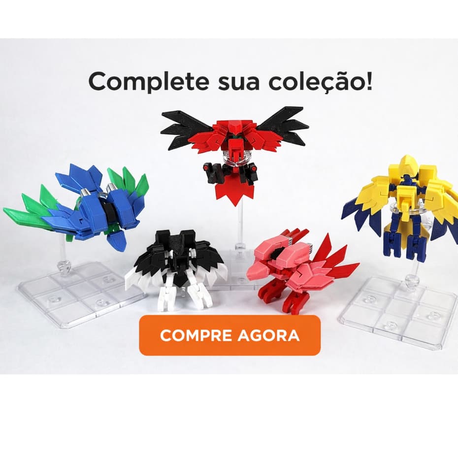 Falcon Articulado com Mísseis – Coleção Dummys