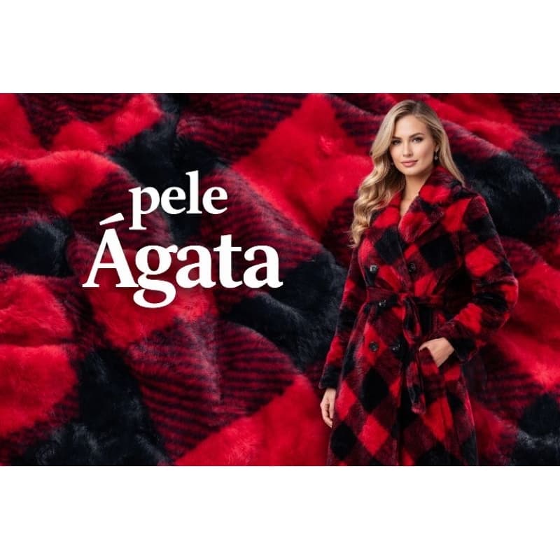 pele ágata estampada (1 metro x 1,50 MTS)