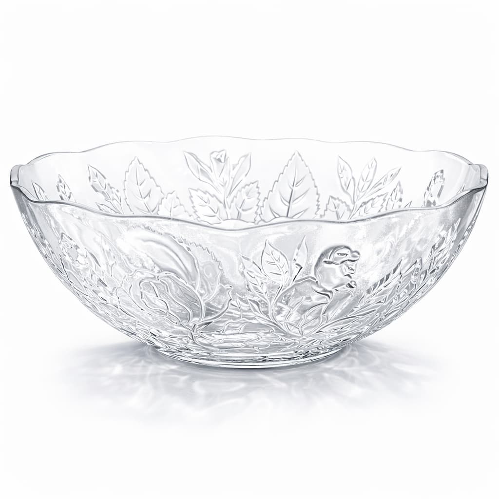 Tigela Saladeira de Vidro Temperado Reforçado 1,5L Saladeira