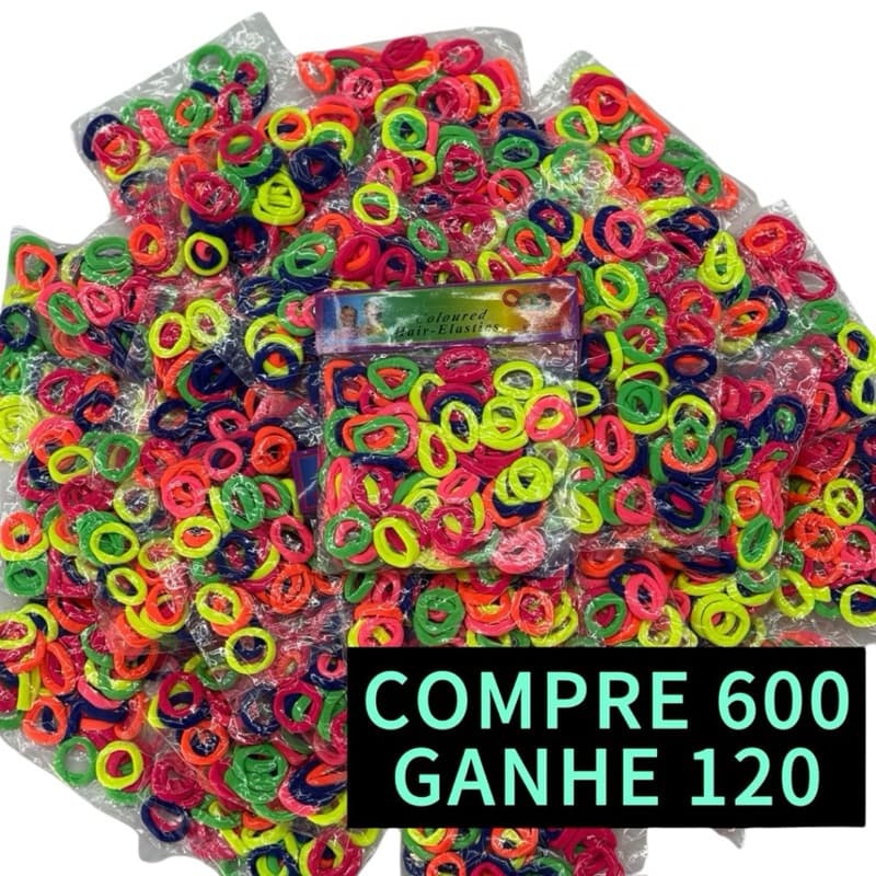 Kit Xuxinha Elásticos Cabelo Criança Mini Rabicó Acessório Amarrador Barato Penteado