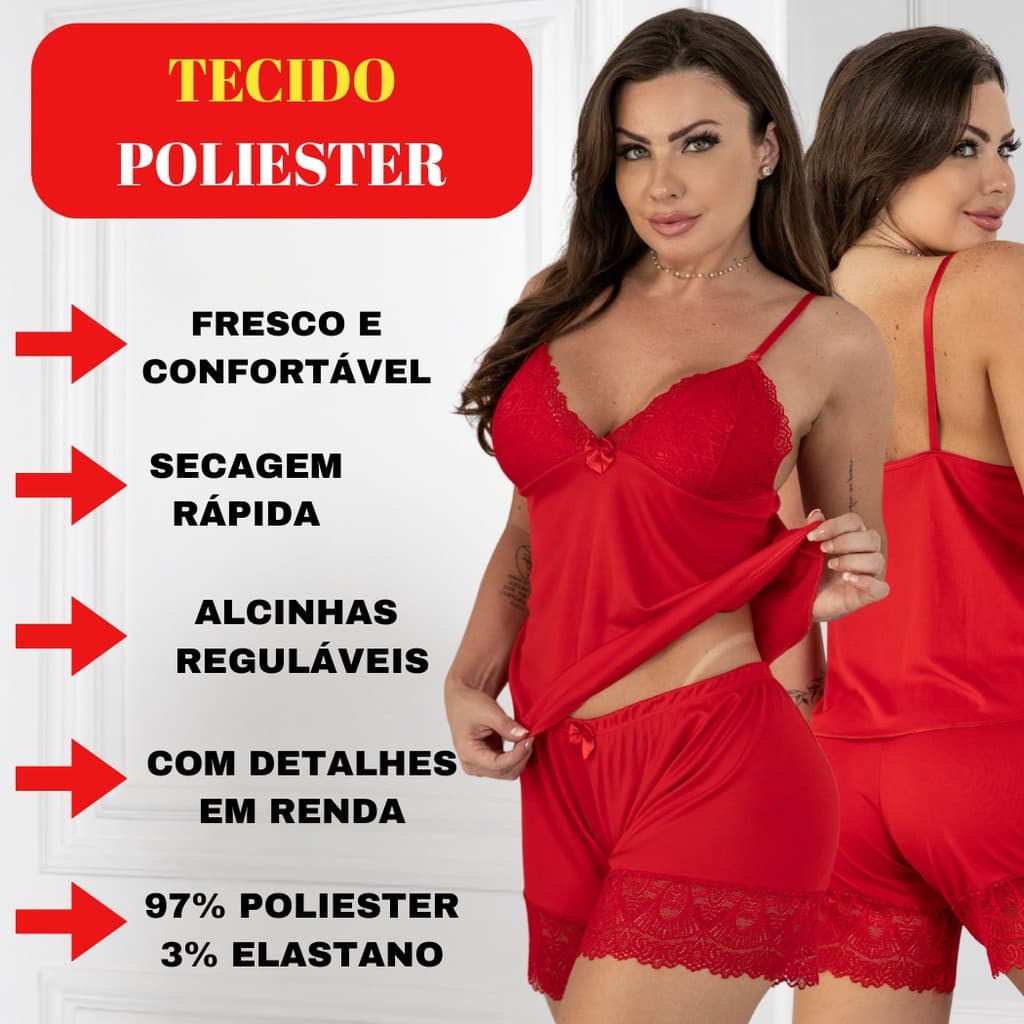 Baby doll Short doll  pijama feminino luxo moda feminina sexy
