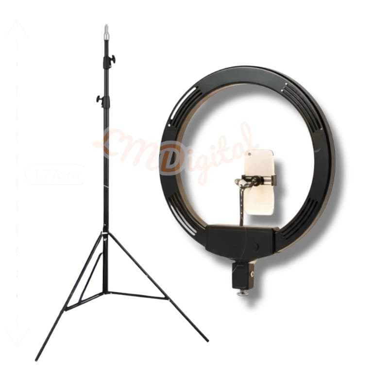 Ring Light Iluminador 10 Polegadas Com Tripé Profissional Profission Premium Led Selfie para Celular