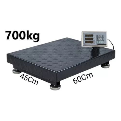 Balança De Plataforma Digital Sem Mastro 700Kg Bateria Pronta Entrega