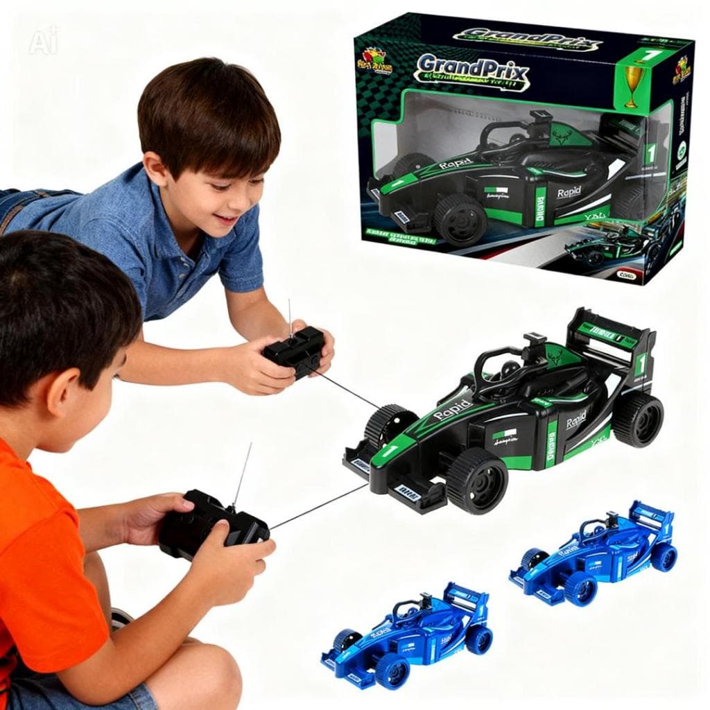 Carrinho de Controle Remoto Estilo Fórmula 1 – Super Rápido e Divertido! 🎮 Diversão garantida para crianças e adultos