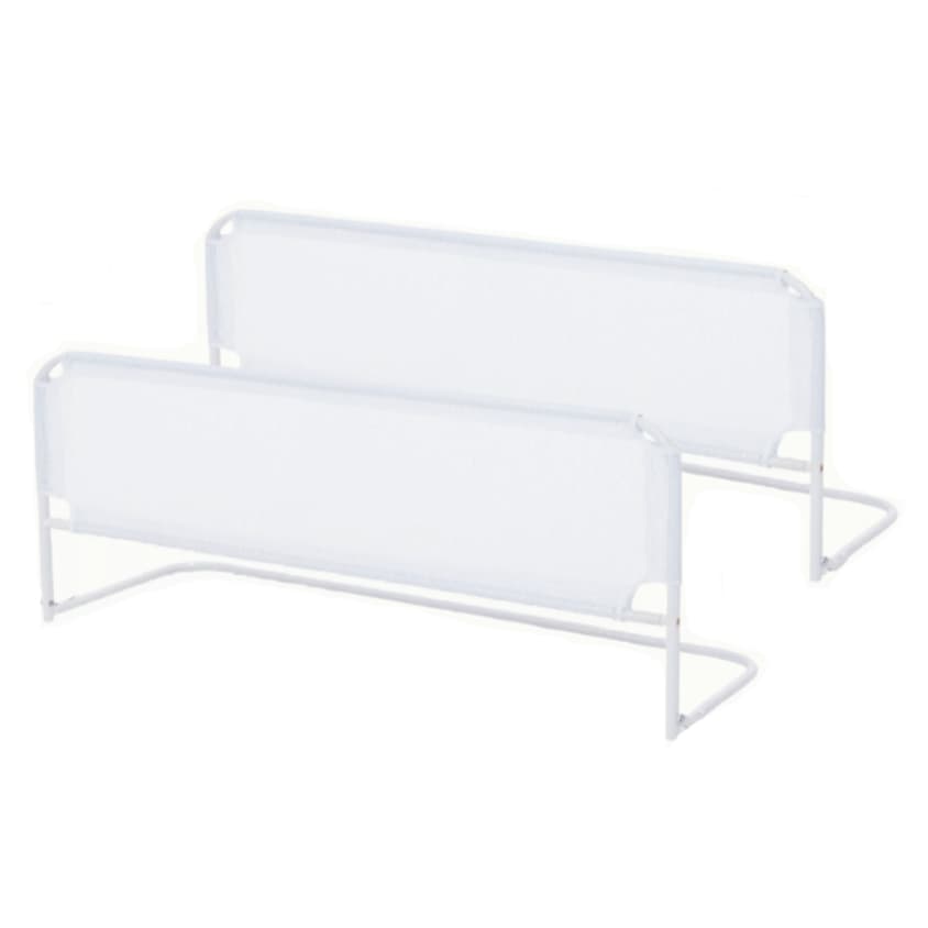 KIT 2 Grades De Cama Com Tela de Proteção P/ Bebês Crianças Idosos Cama Normal Ou Box