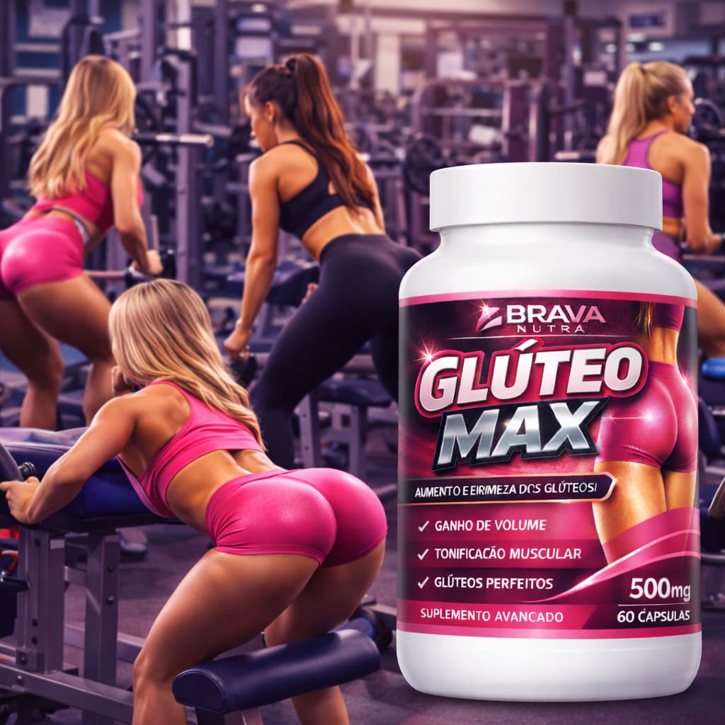Glúteo Max Brava Nutra – Fórmula Avançada para Desempenho e Estética Muscular