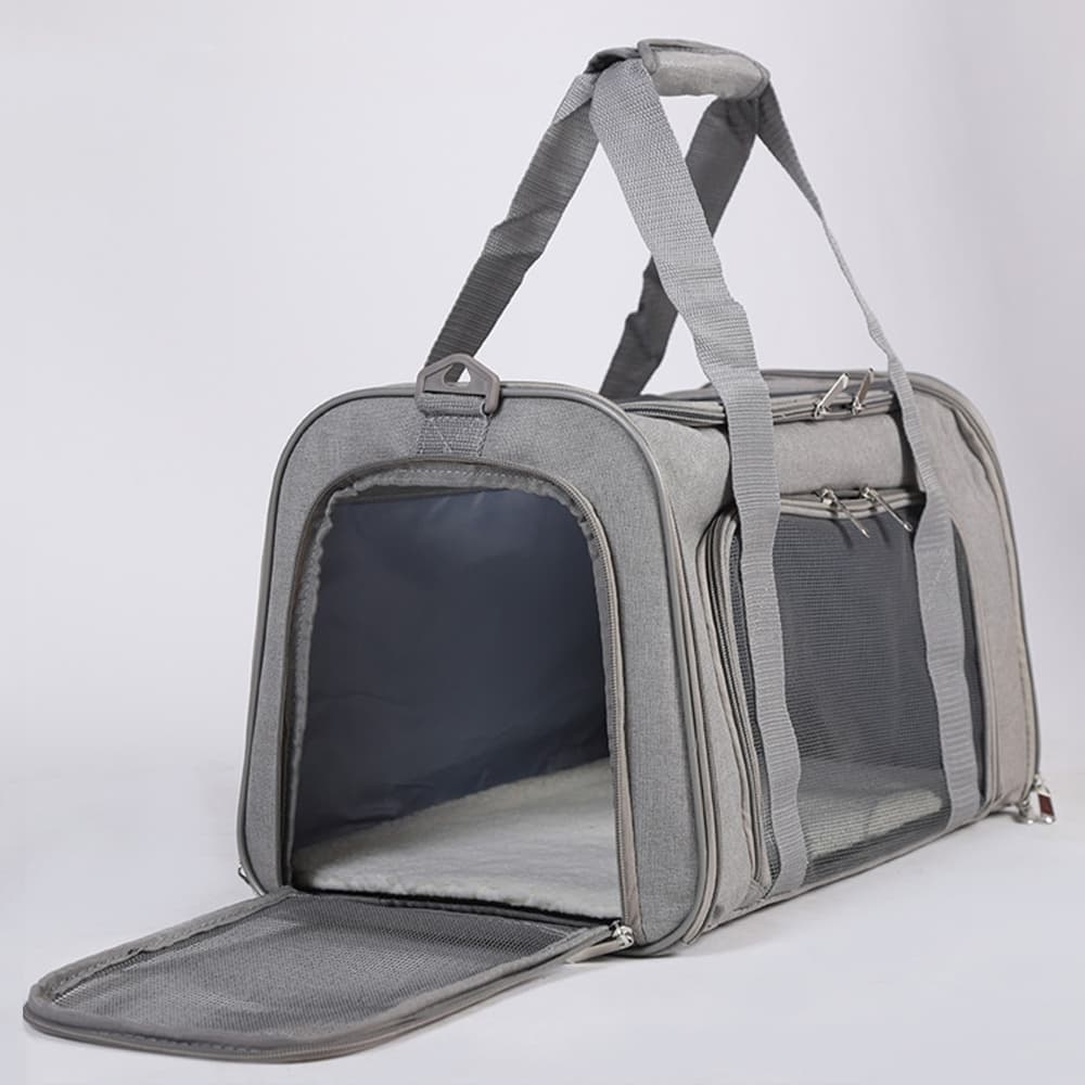 Bolsa Mochila Pet Transpote Cães e Gatos Viagem Avião Dobrável Premium