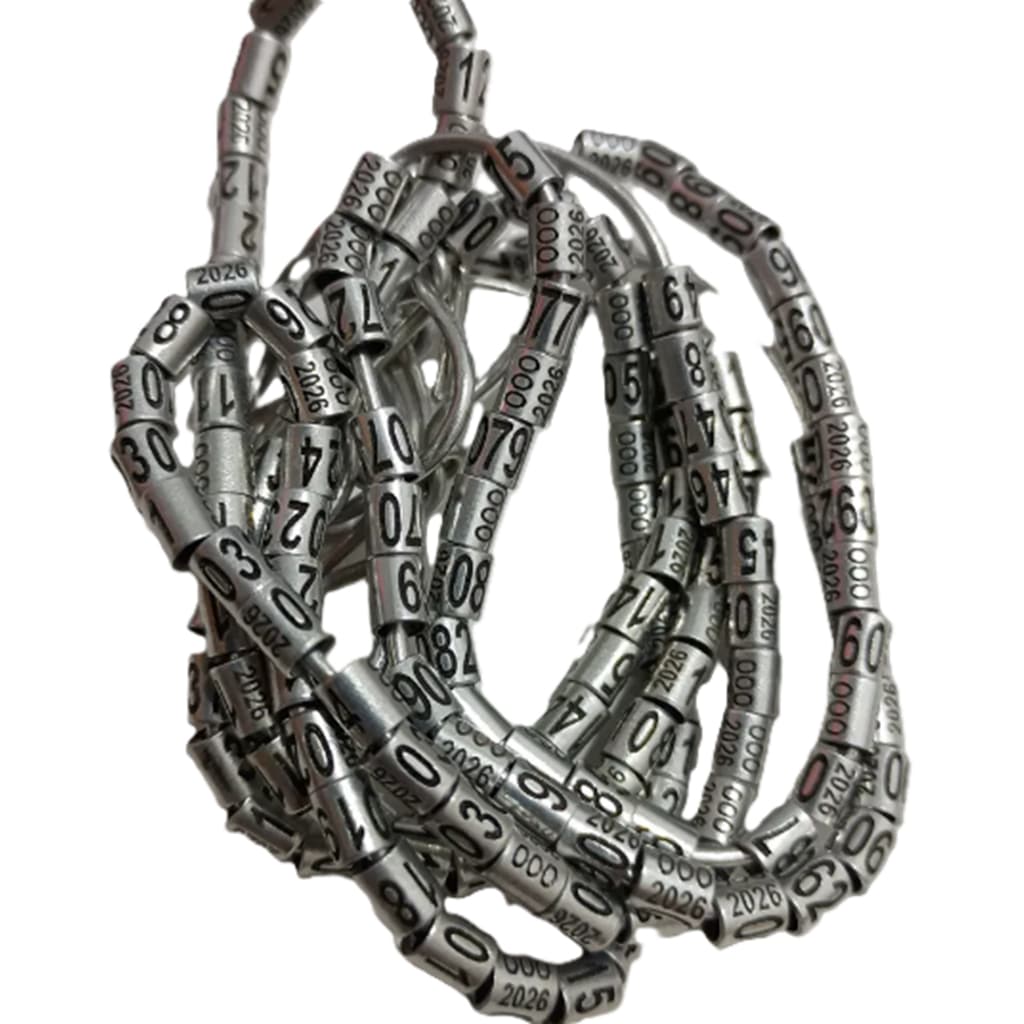 7 Anilhas Ox Premium (coleiros Adultos) Não São Ibama