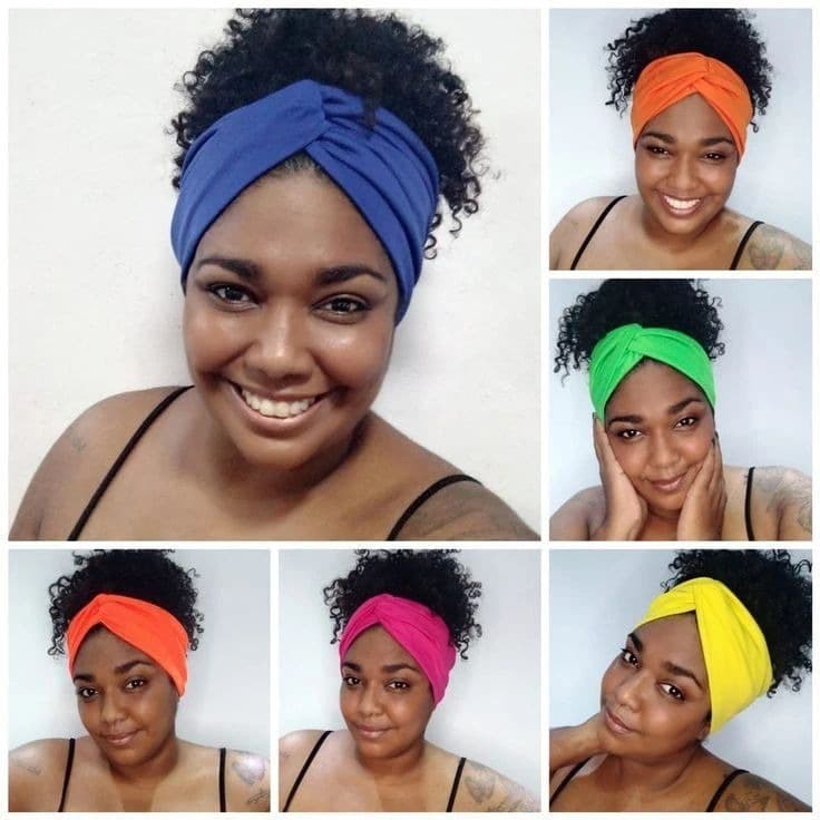 Turbante Faixa Tiara para Cabelo Moda Acessório Feminino ConfortávelTurbante Faixa Cabelo.