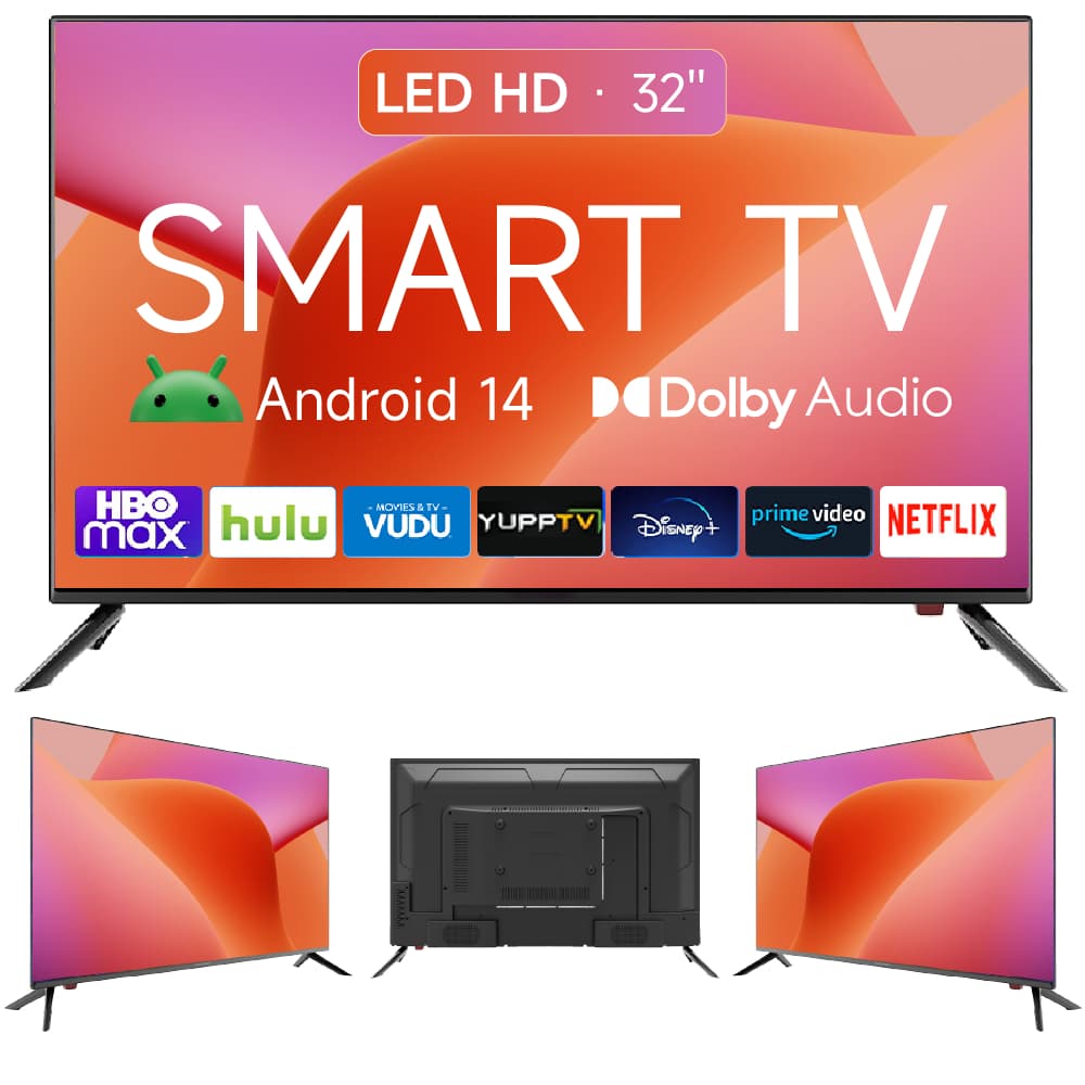Smart Tv 32'' Led Hd Wifi  100/240v Android 14 Tv