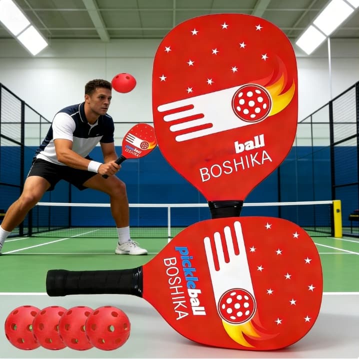 Kit 2 Raquete Beach Tennis Com Capa 4 Bolas De Brinde Desempenho Conforto Durabilidade