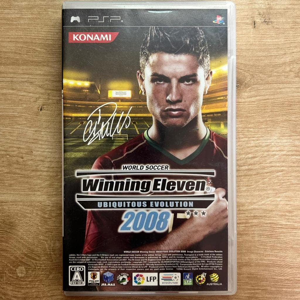 Winning Eleven Ubiquituos Evolution 2008 PSP Japonês - Física Original